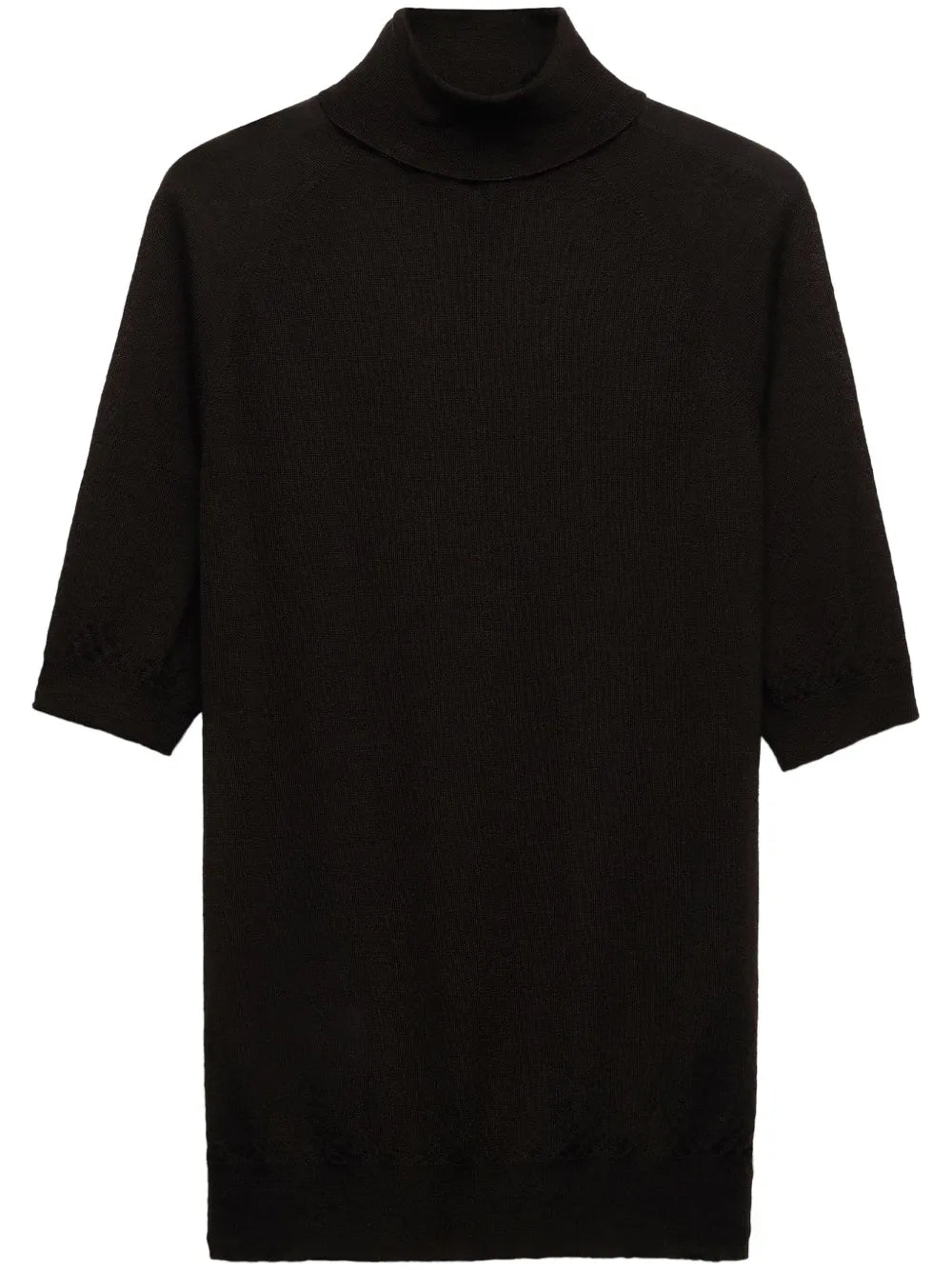 Knitted Roll-Neck Cashmere Top