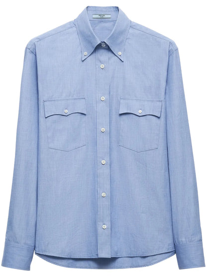 Long-Sleeve Cotton Shirt