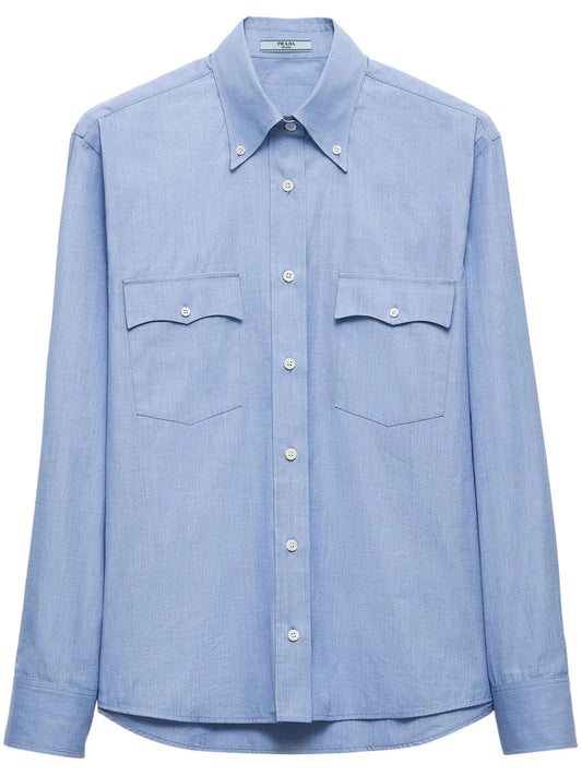 Long-Sleeve Cotton Shirt
