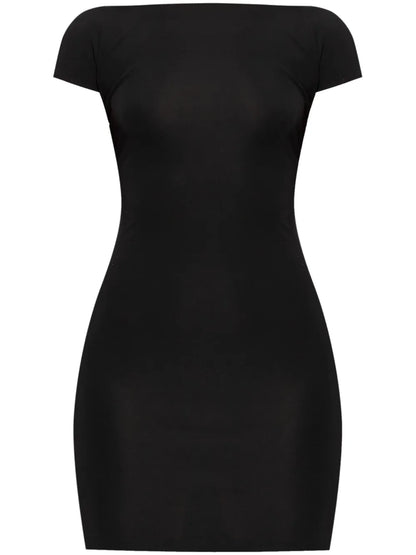Open-Back Mini Dress