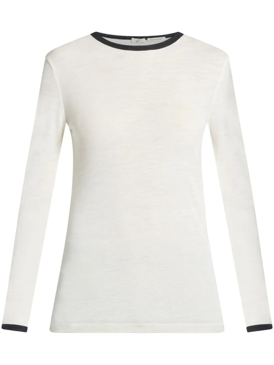 Long-Sleeve Wool Jumper