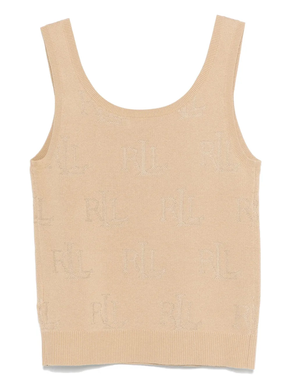 Jacquard Logo Knitted Top