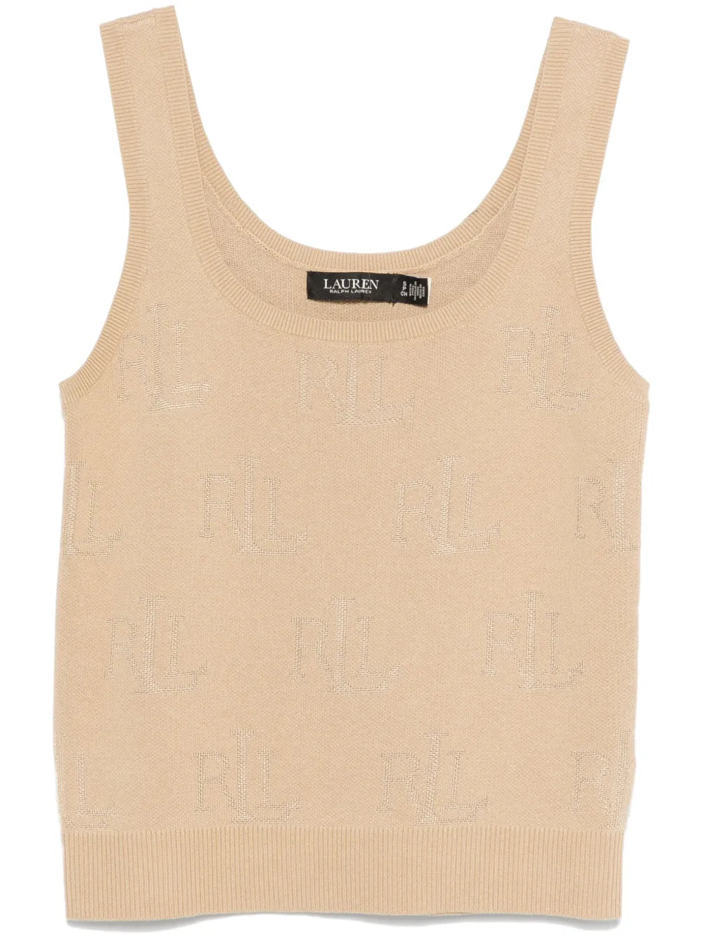 Jacquard Logo Knitted Top