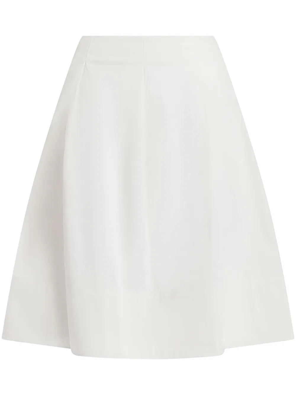 Pleated A-Line Skirt