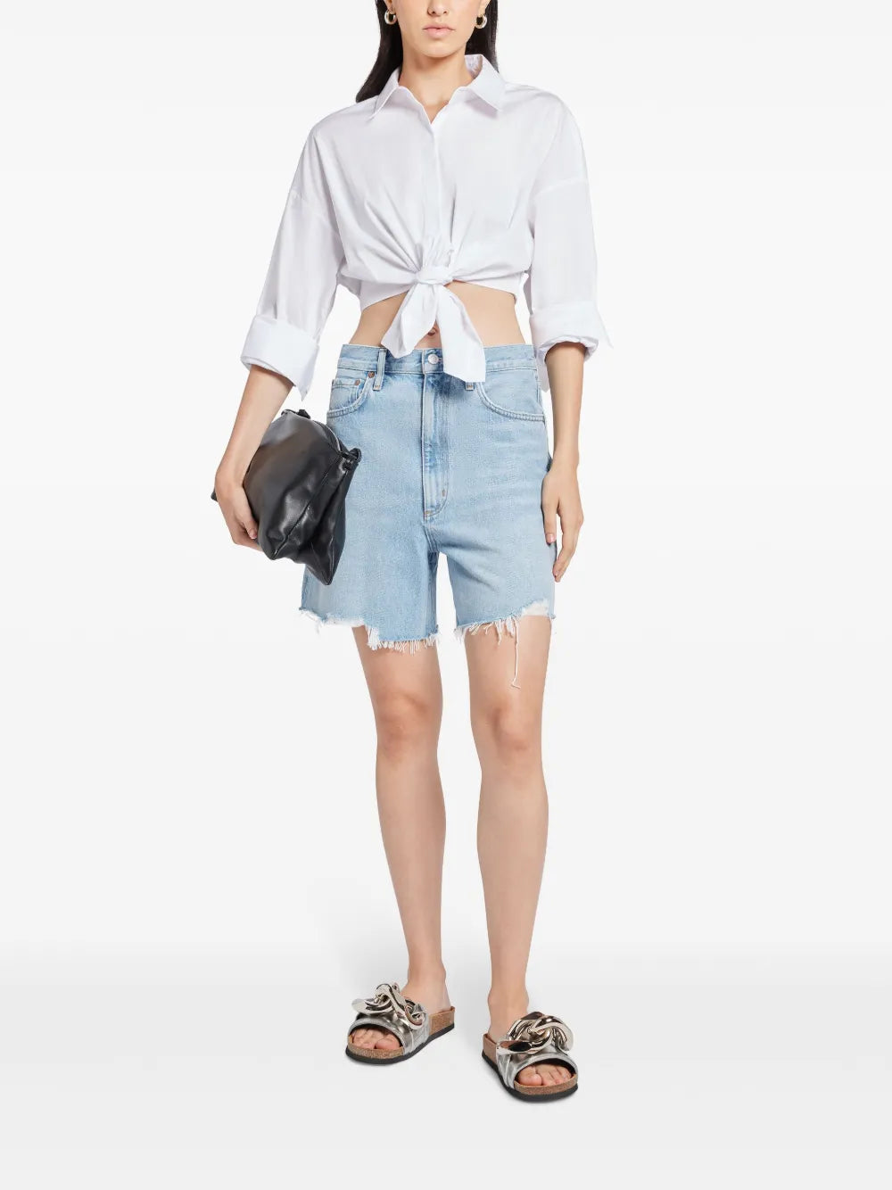 Lisa Cropped Poplin Shirt