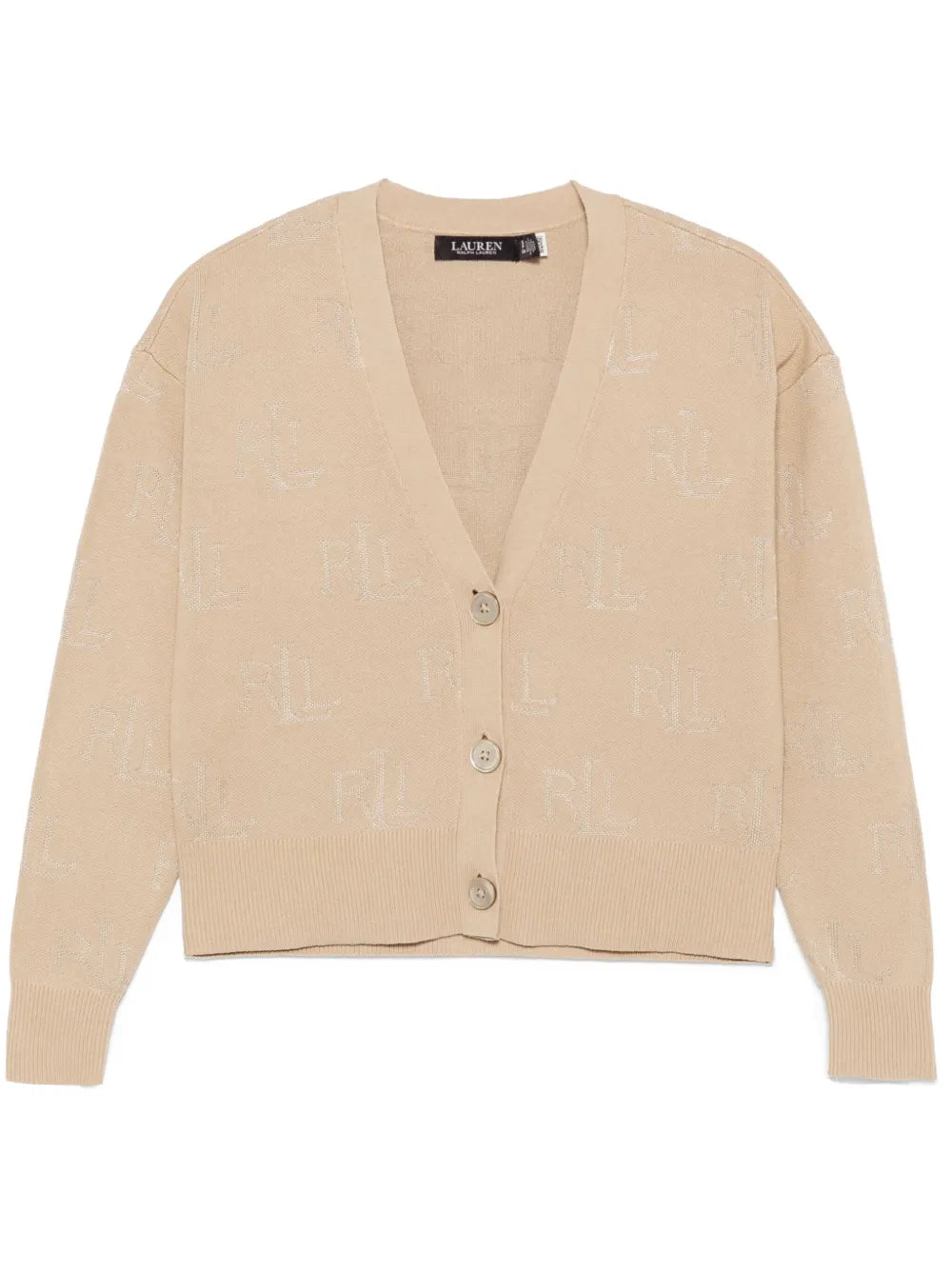 Logo-Jacquard Cardigan