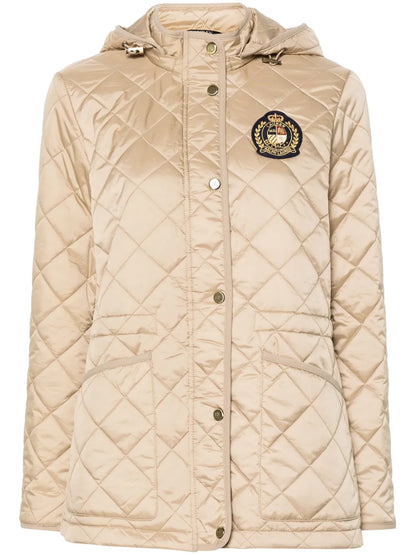 Diamond-Quilted Padded Jacket