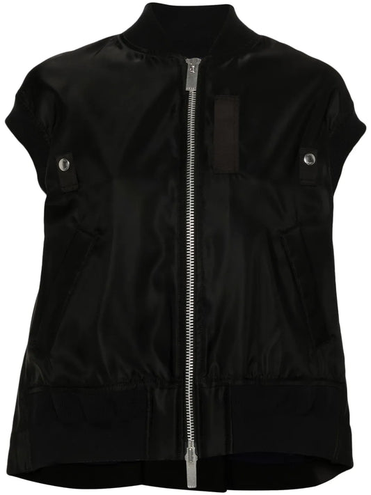 Textured Pleated Gilet