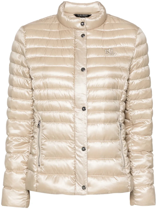 Mock-Neck Down Jacket