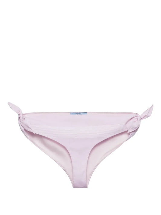 Side-Tie Cotton Bikini Bottoms