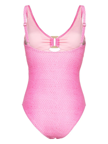 Guana Island Snake-Print Swimsuit