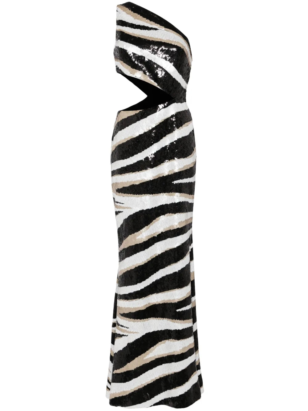 Asymmetric Sequin Dress