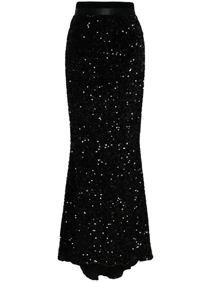 Sequind High-Waist Maxi Skirt