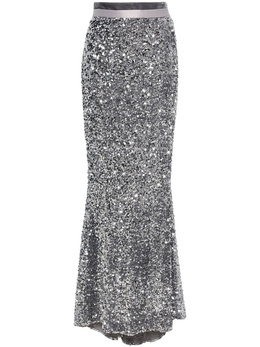Sequind High-Waist Maxi Skirt