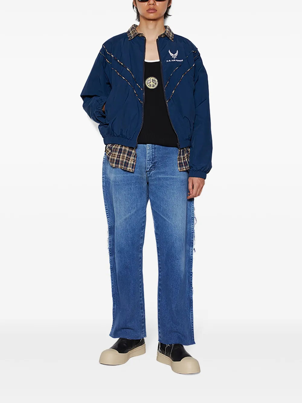 Outline Denim Pants