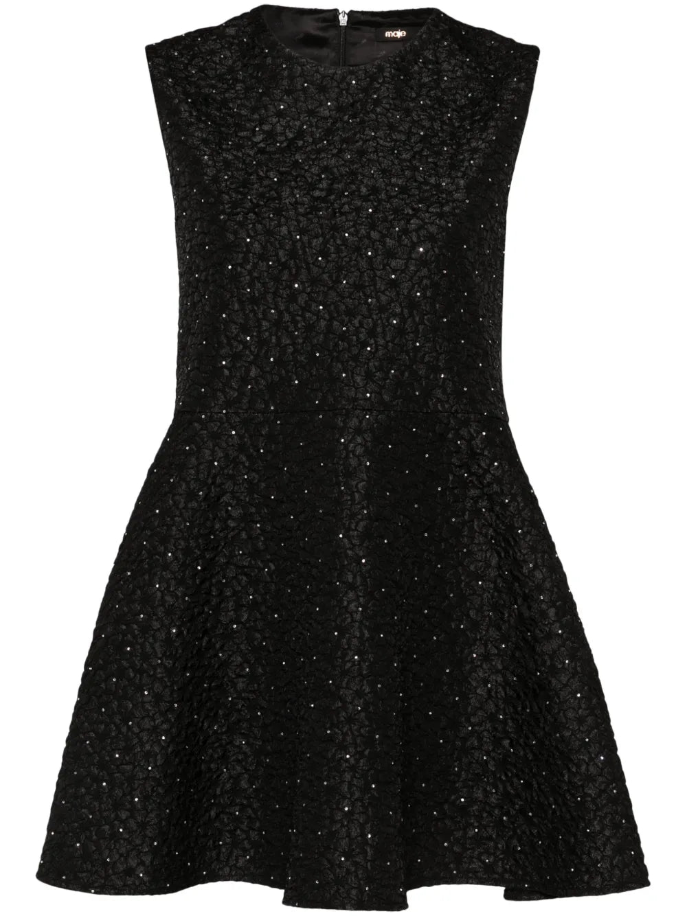 Rhinestone-Embellished Mini Dress