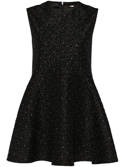 Rhinestone-Embellished Mini Dress