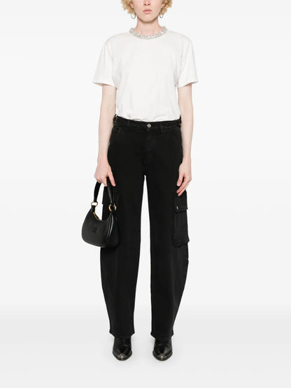 Crystal-Embellishment T-Shirt
