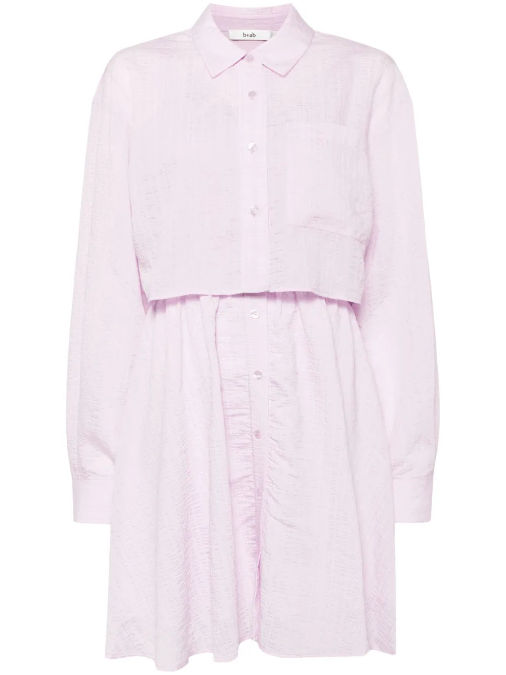 Crinkled Two-Piece Dress Set