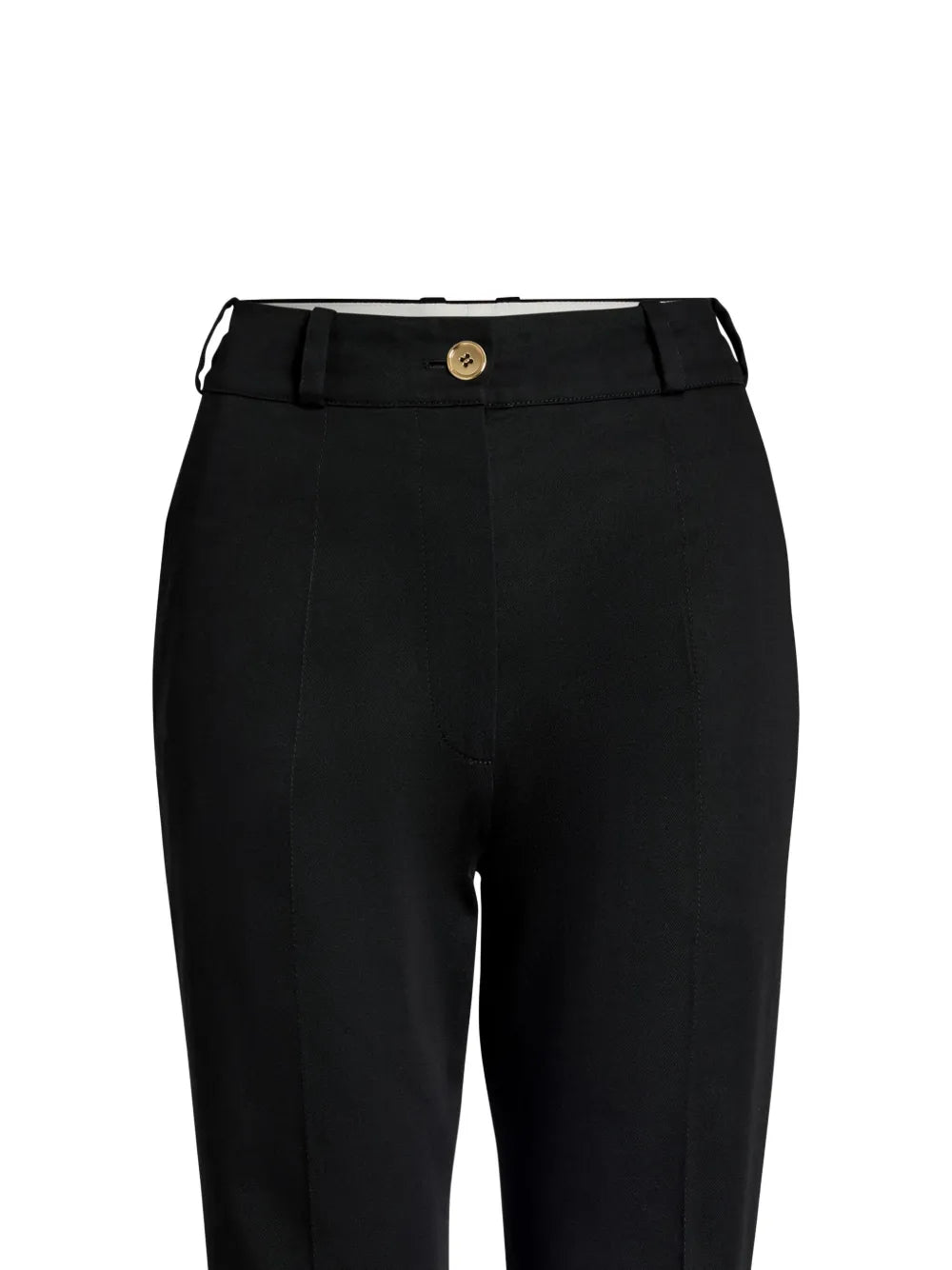 Organic-Cotton Flared Trousers