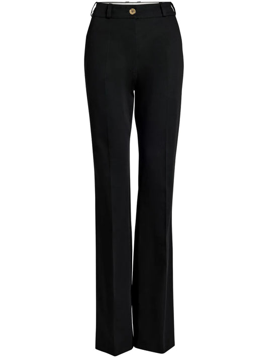 Organic-Cotton Flared Trousers