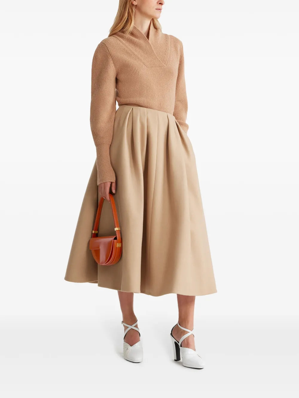 Wrap-Collar Jumper
