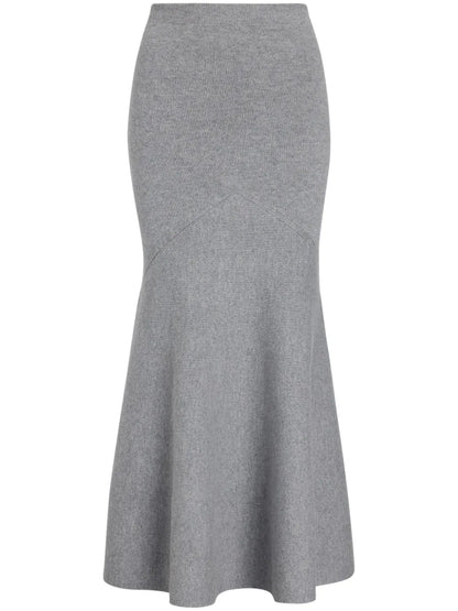 Wool Peplum Skirt