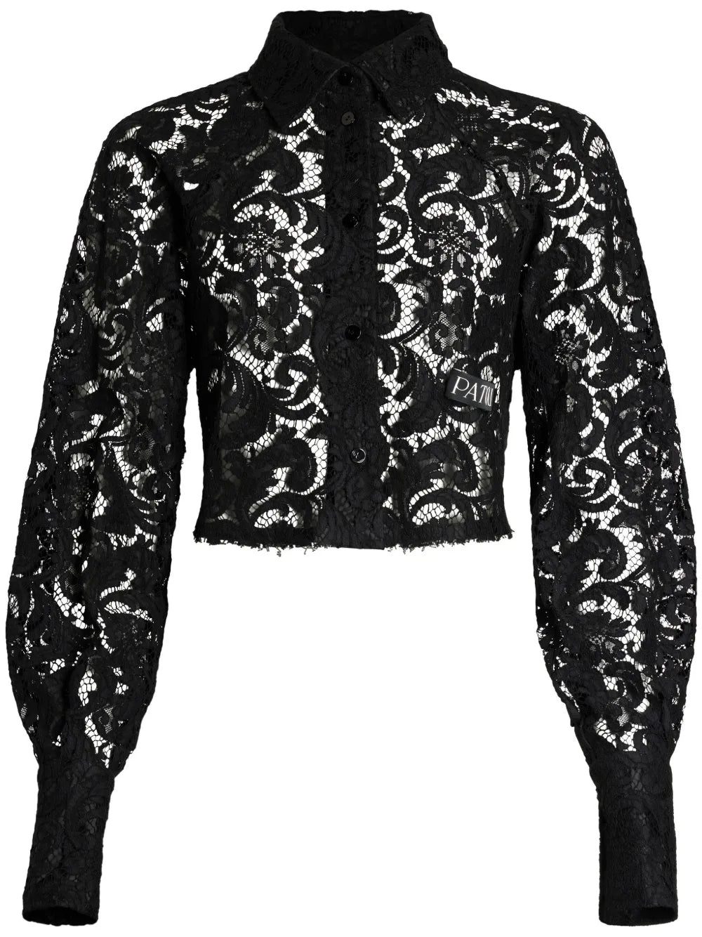 Cropped Lace Shirt