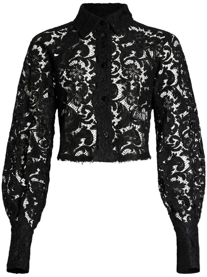 Cropped Lace Shirt