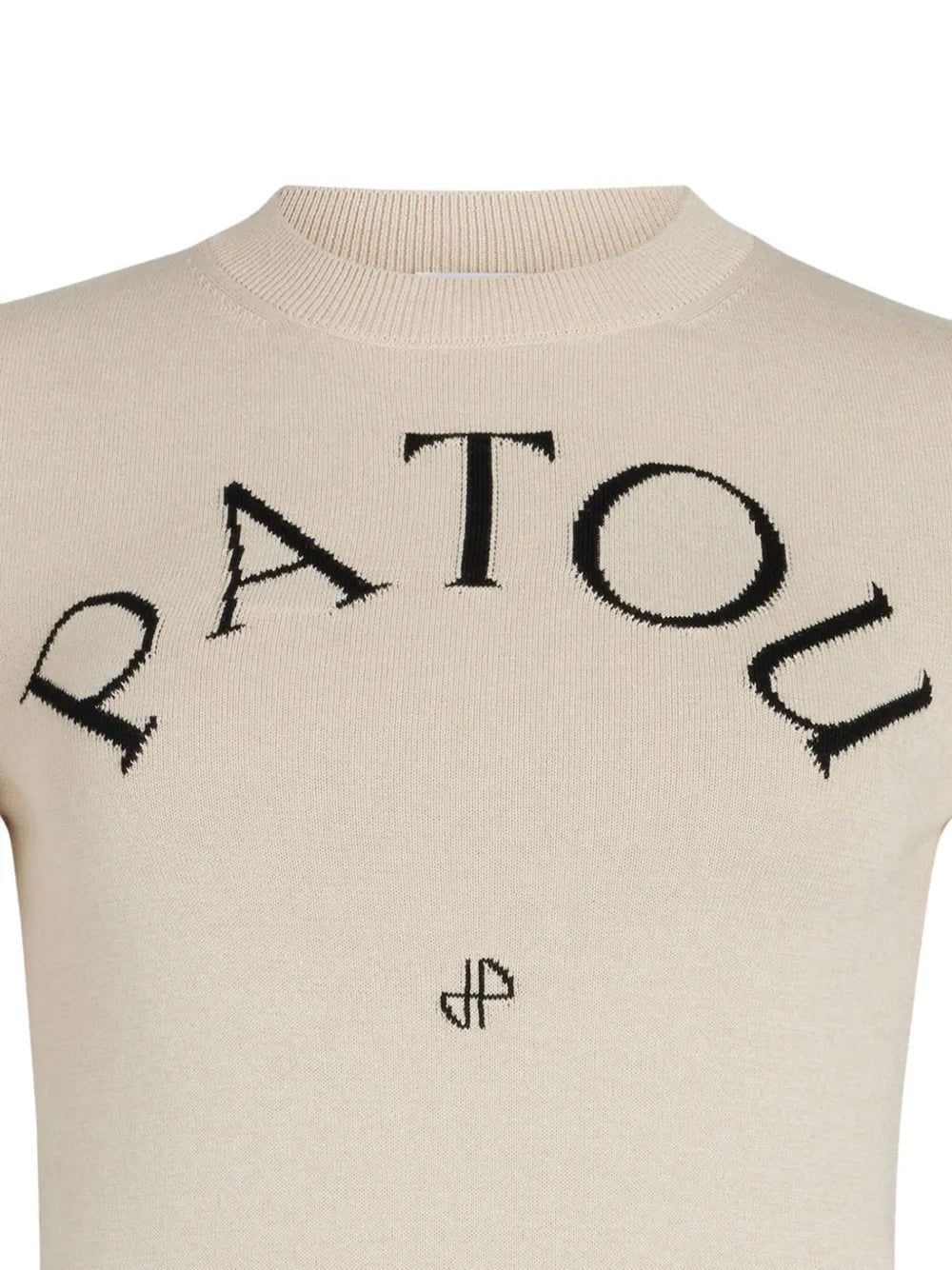 Logo-Jacquard Knitted Top