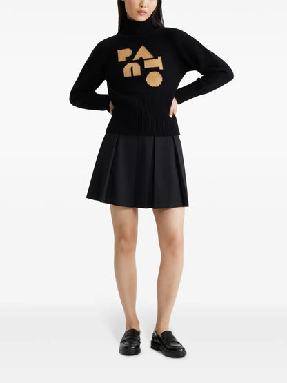 Pleated Mini Skirt
