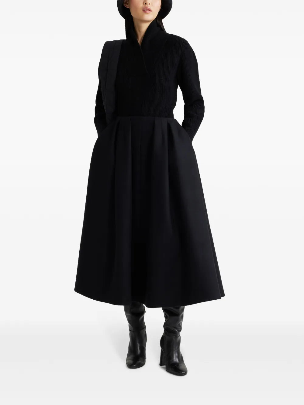 Wrap-Collar Jumper
