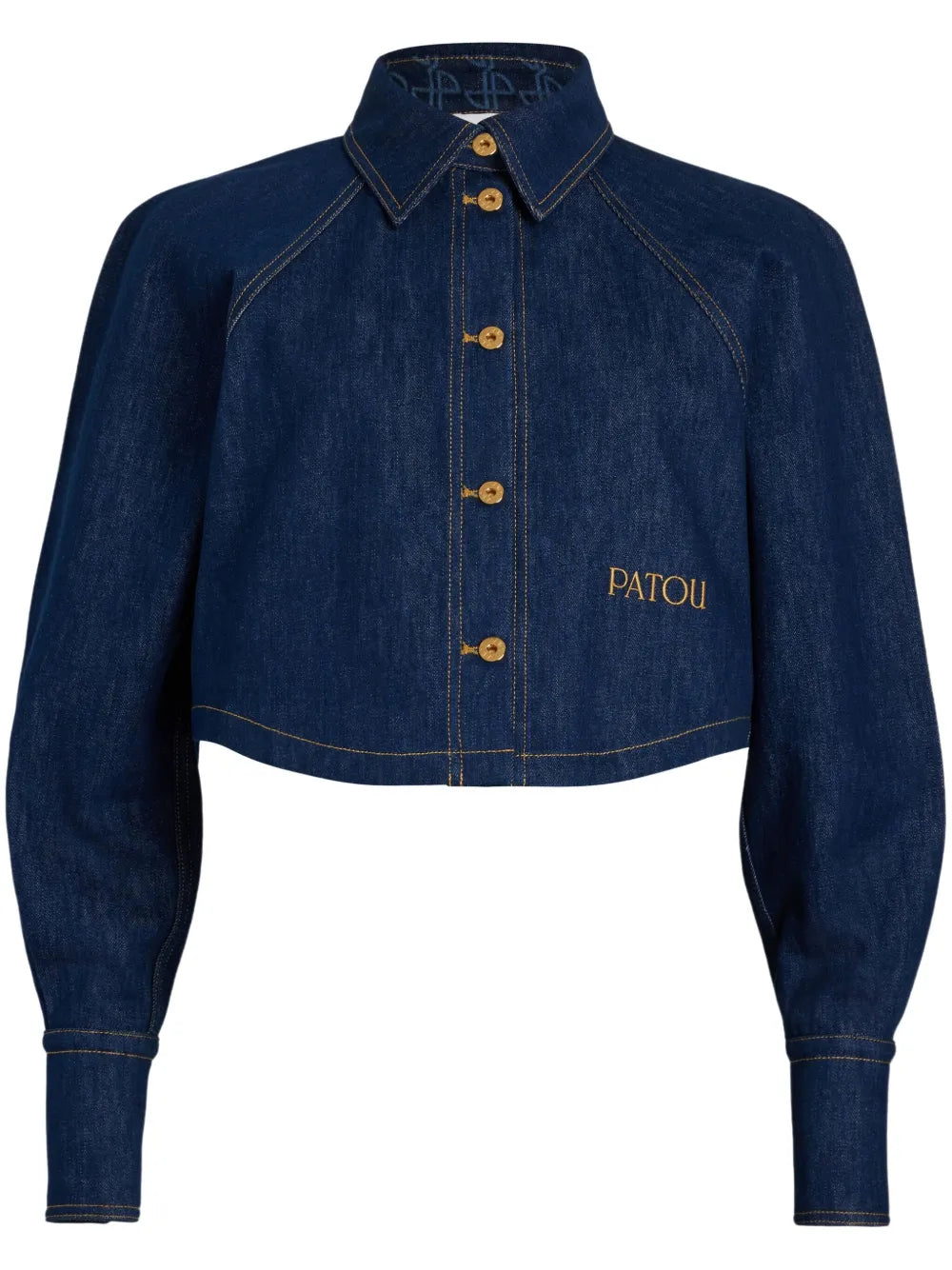 Cropped Denim Shirt