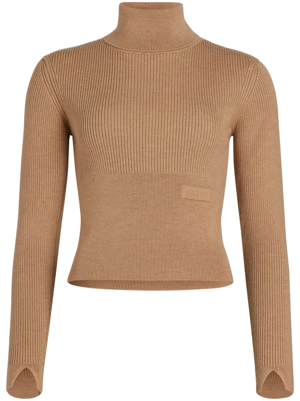 Ribbed Roll-Neck Sweater