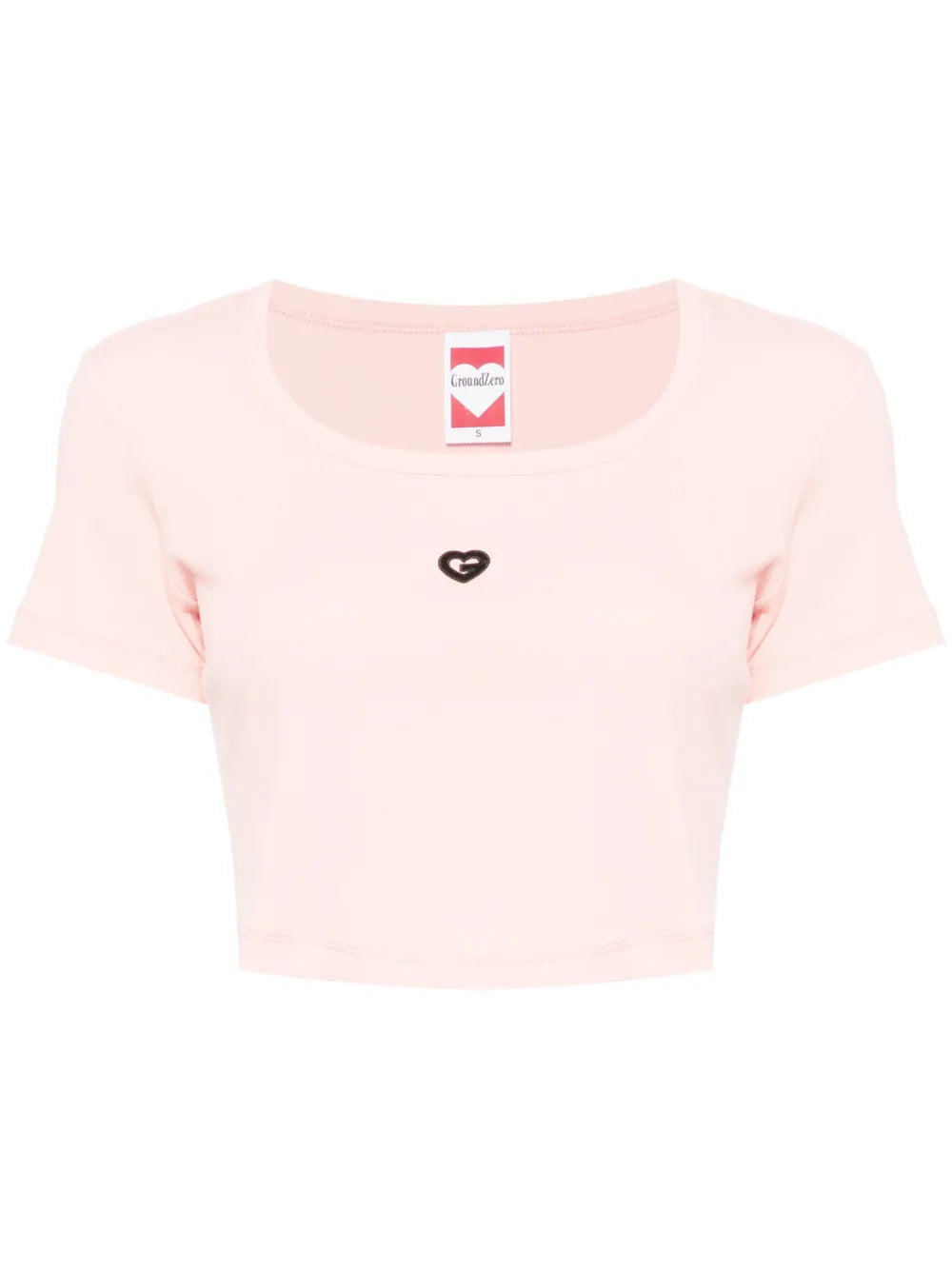 Logo-Embroidered Cropped T-Shirt