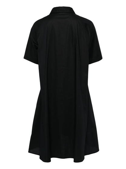 Logo-Embroidered Poplin Shirt Dress