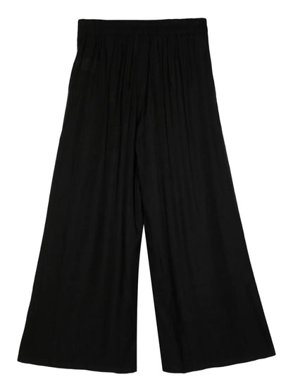 Wide-Leg Cropped Trousers