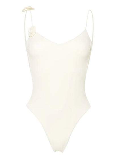 Ashar Floral-Appliqué Swimsuit