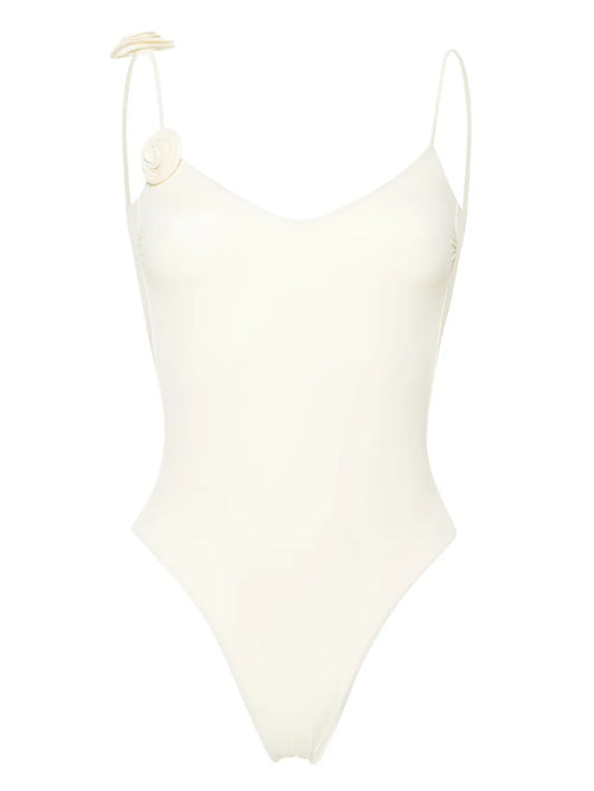Ashar Floral-Appliqué Swimsuit