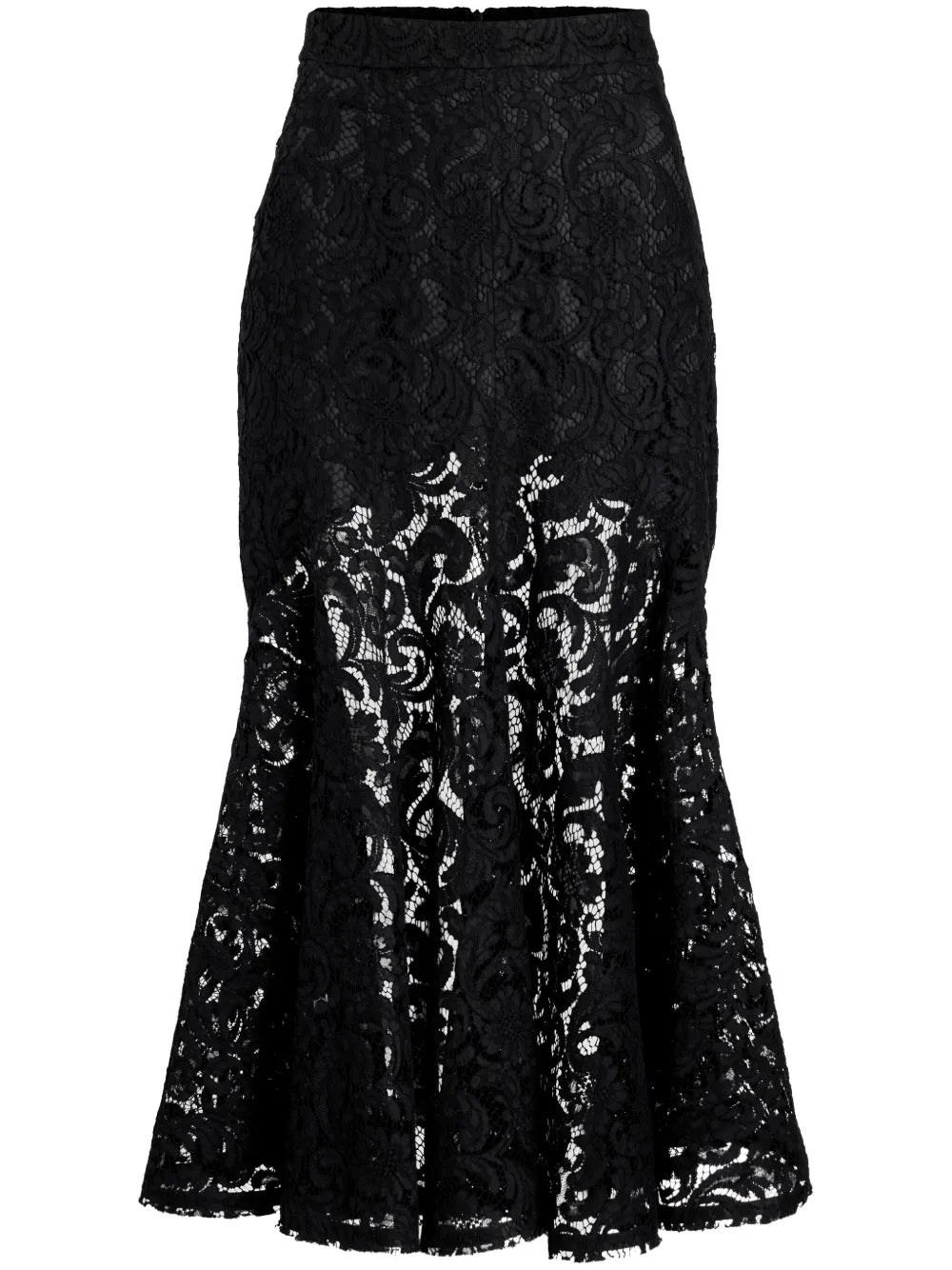 Lace Mermaid Midi Skirt