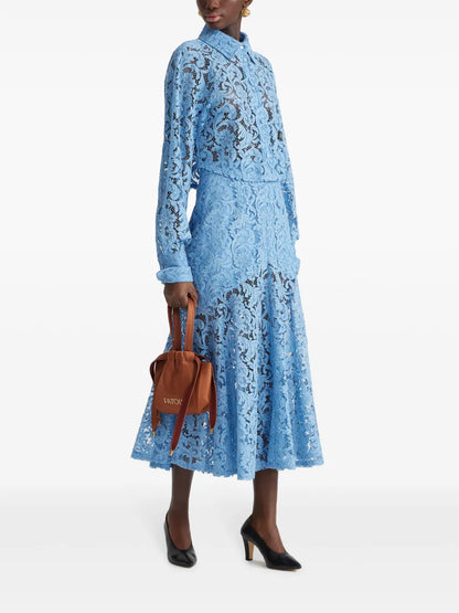 Mermaid Lace Midi Skirt