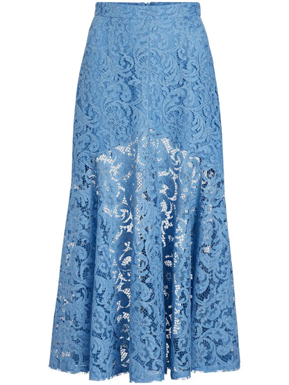 Mermaid Lace Midi Skirt