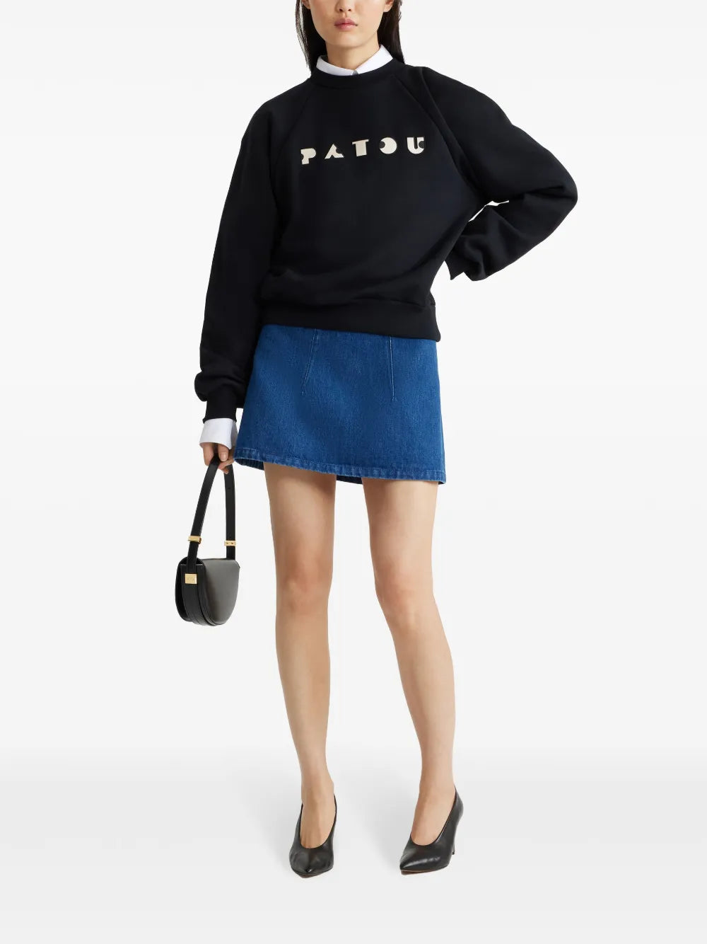 Art Deco Embroidered Sweatshirt