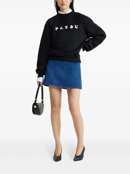 Art Deco Embroidered Sweatshirt