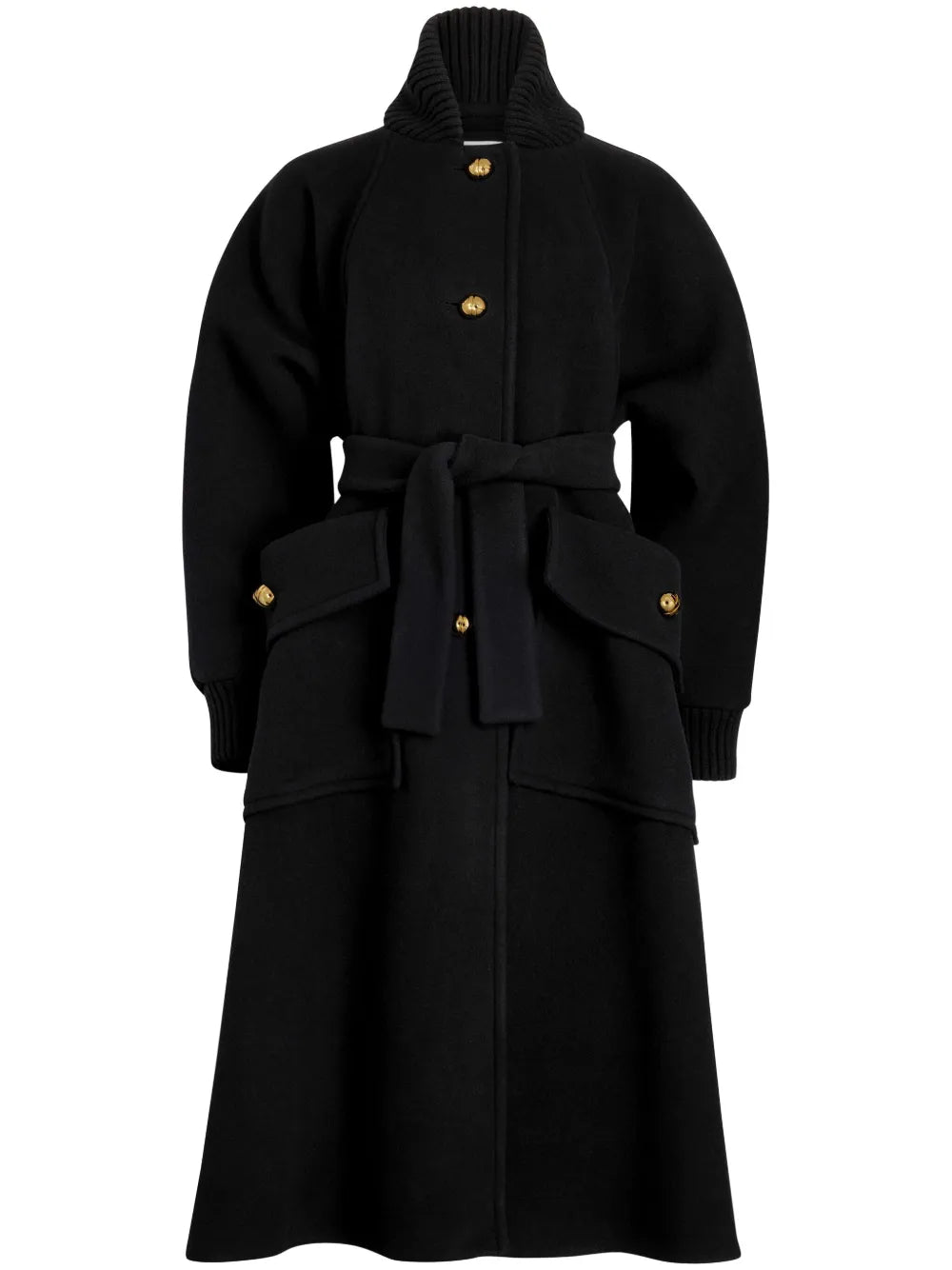 Tied-Waist Coat