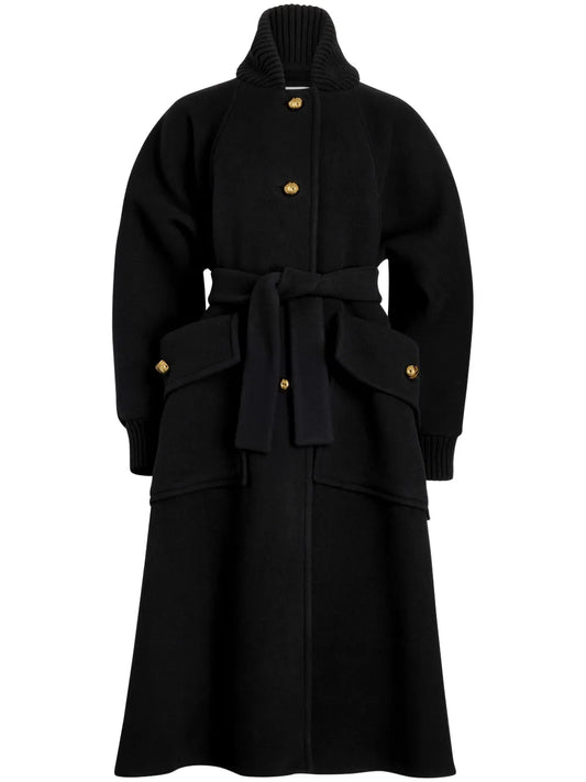 Tied-Waist Coat