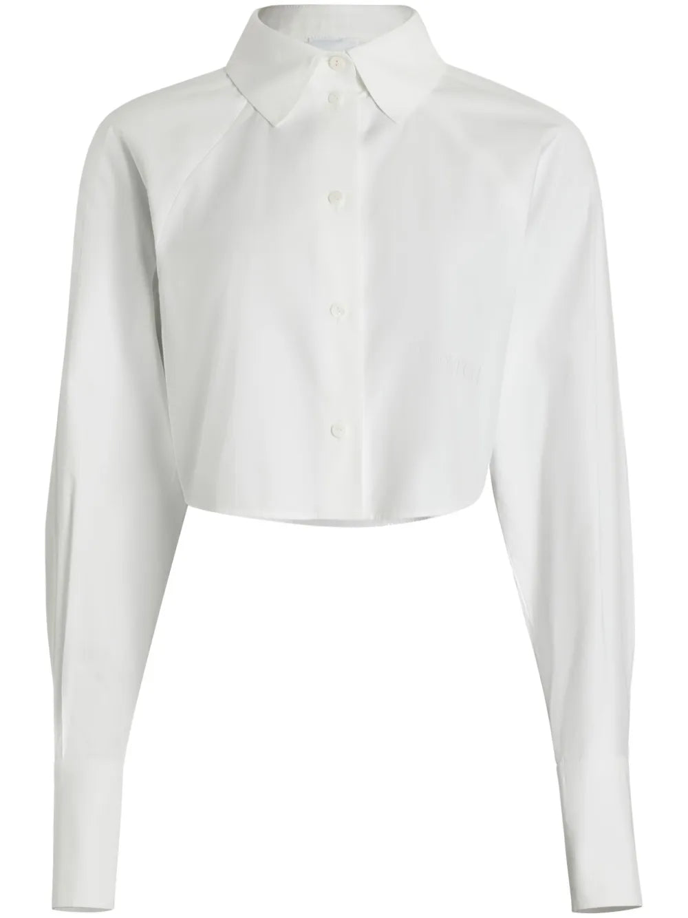 Organic-Cotton Cropped Shirt