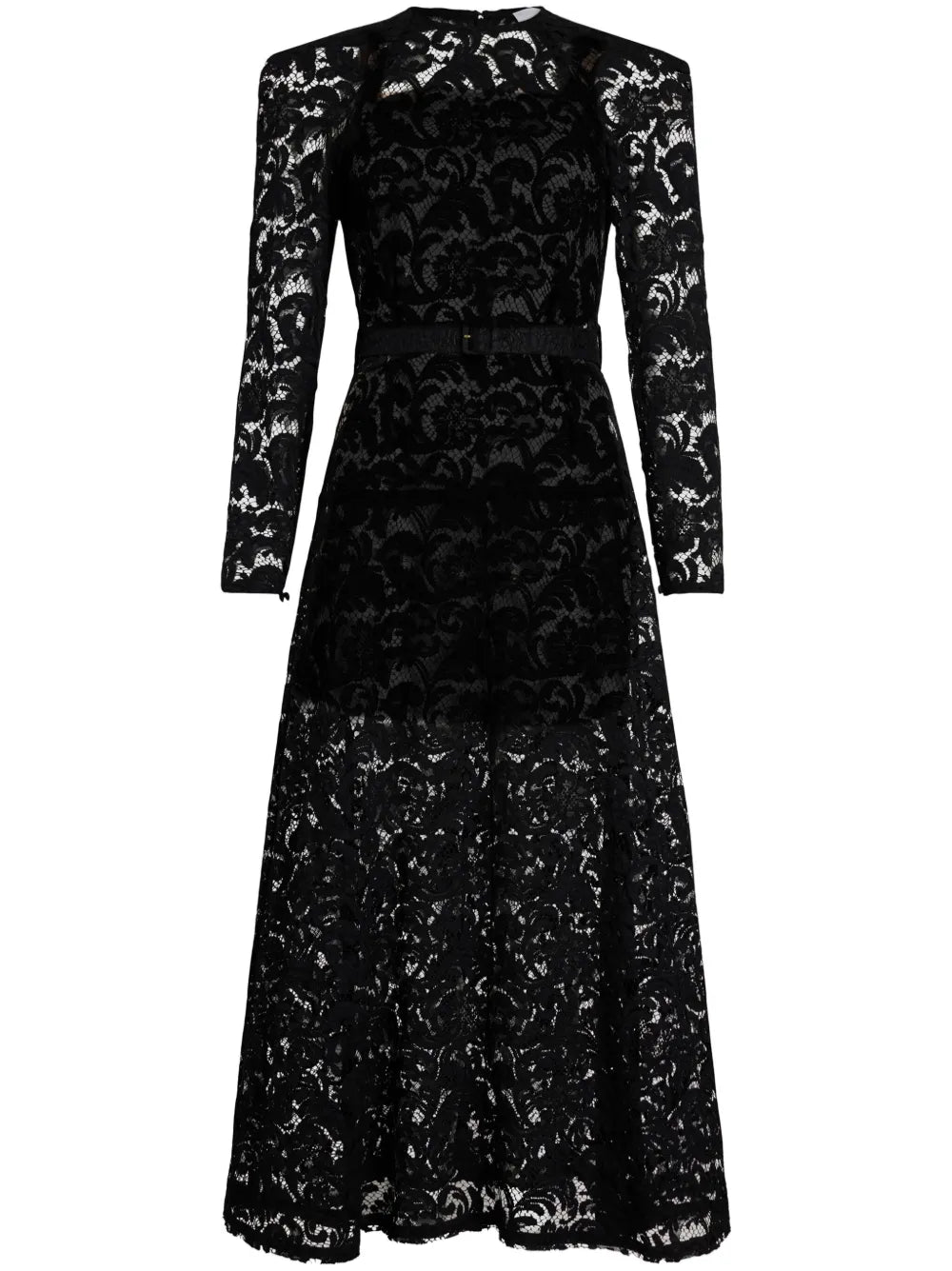 Floral-Lace Maxi Dress