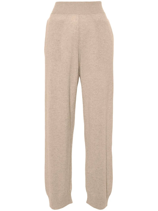 Regenerated-Cashmere Track Pants