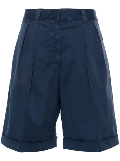 Turn-Up Cotton Shorts